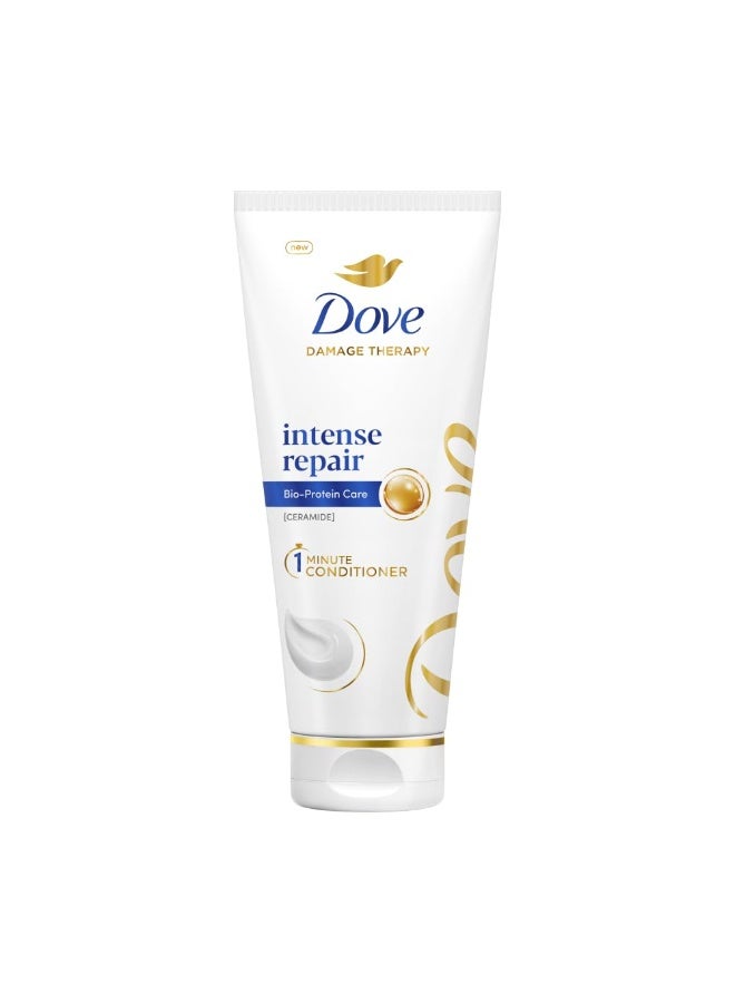 Dove Cream Beauty Bar (125g, Pack of 8) with 1/4 Moisturizing Cream and Intense Repair 1-min Conditioner with Bio-Protein Care for Damaged Hair 335ml - Image 3
